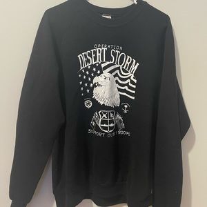 vintage authentic desert storm crewneck sweatshirt